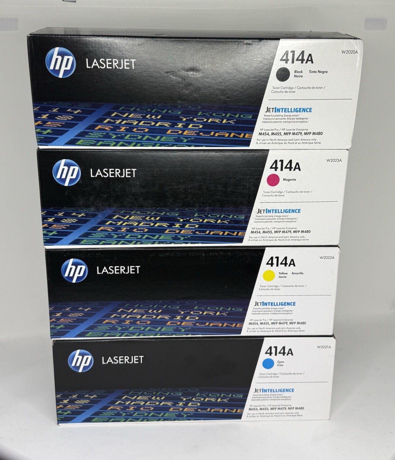 HP Laserjet 414A Toner Cartridge Set (Black, Cyan, Magenta,  and Yellow)