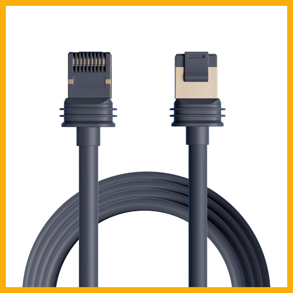 RVMARINEPAT Starlink Cable Gen 3 Mini 15ft Waterproof Ethernet Extension Gray
