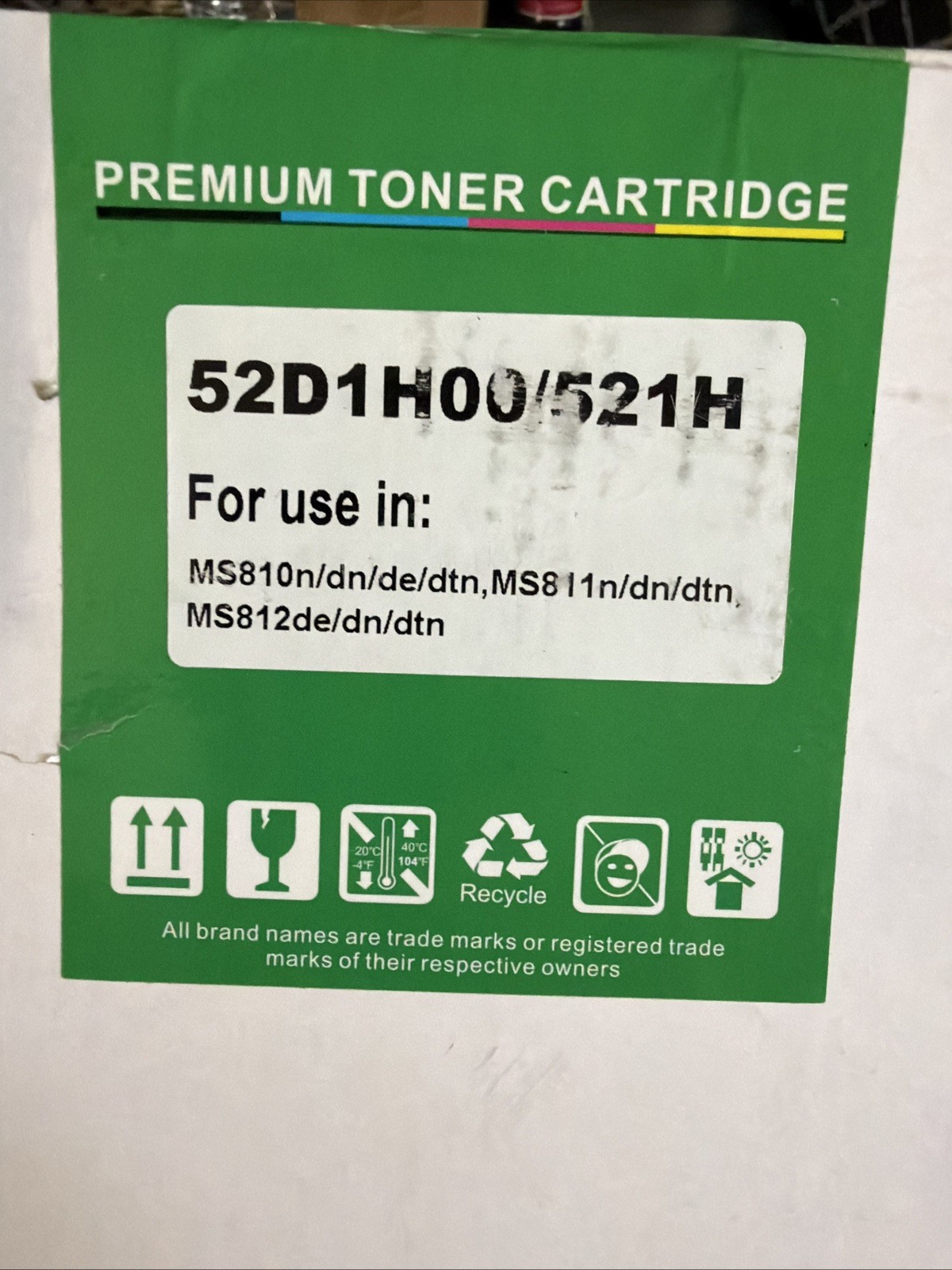 52D1H00/521H  Toner Cartridge Compatible for Lexmark MS810 MS811 MS812/de/dn/dtn
