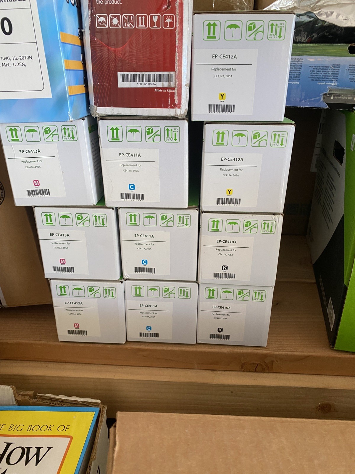 4PK 305X 305A set CE410X CE411A CE412A CE413A For HP Color LaserJet Pro 400