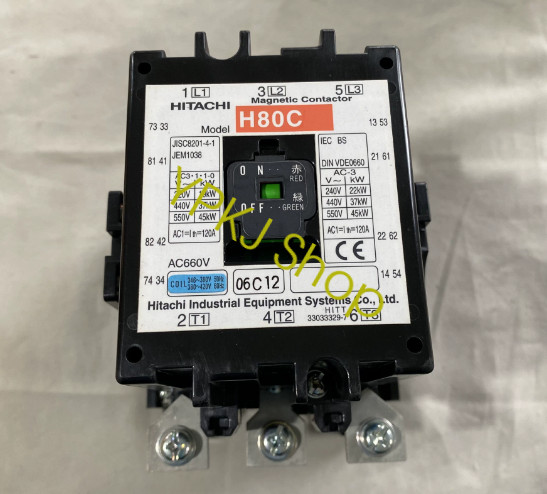 1PCS NEW HITACHI H80C AC contactor Fast Shipping Via Fedex/DHL