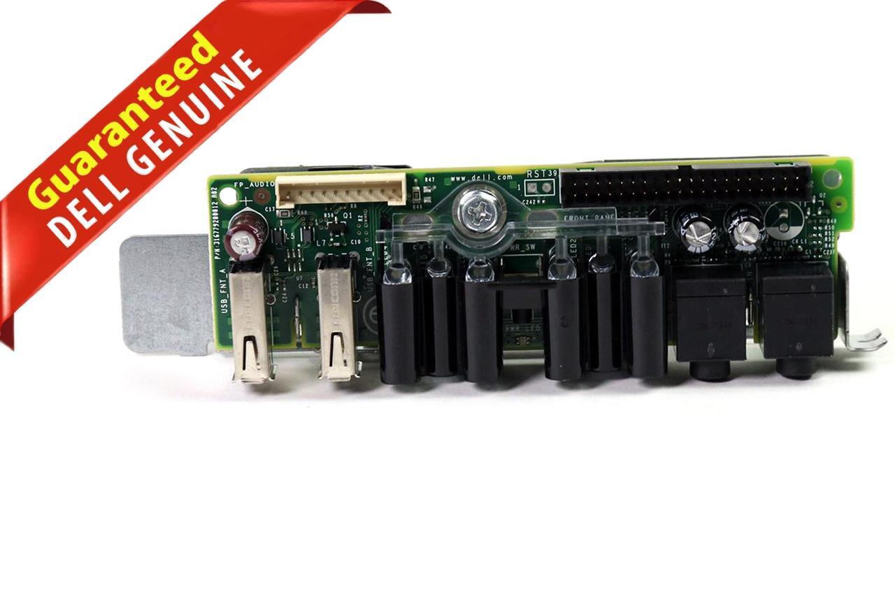 Lot x 2 Dell Precision T5500 T3500 Front I/O USB Control Panel M884G MC532