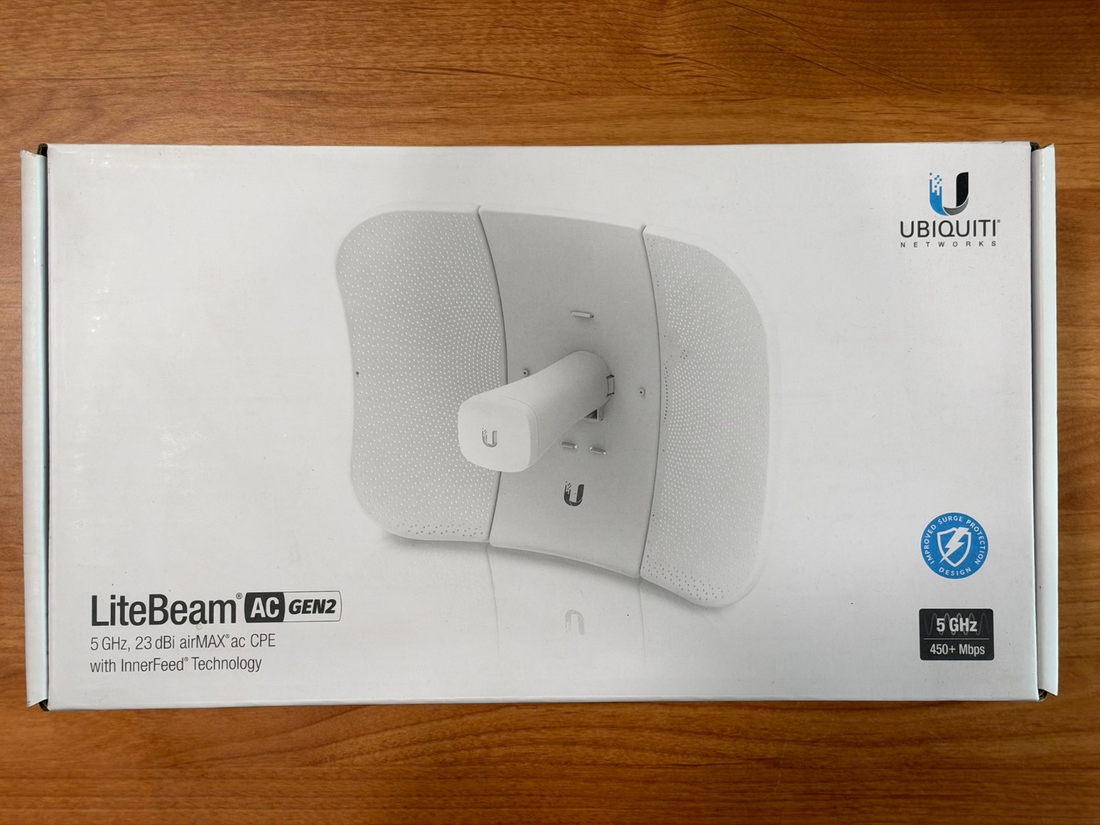 Ubiquiti LBE-5AC-Gen2-US LiteBeam Wireless Bridge GigE AirMax AC