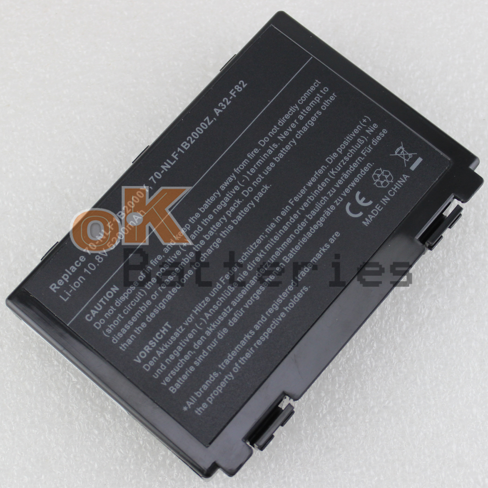 Laptop Battery For ASUS K50 K50AB-X2A K50ij K50in K51 A32-F52 Notebook 6Cell