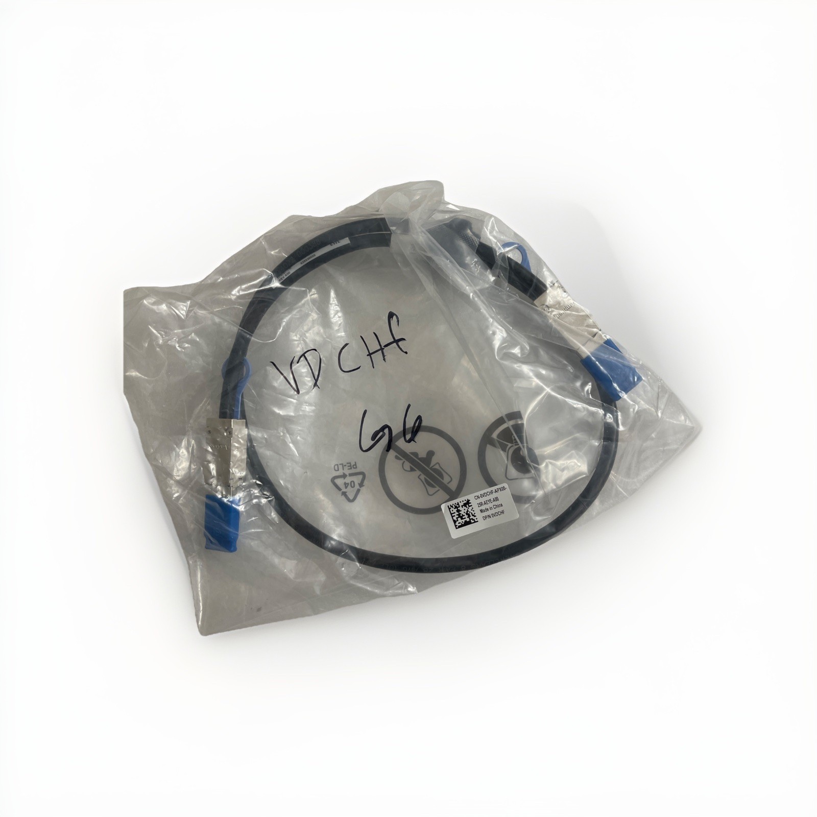 Dell VDCHF 1M External Mini SAS SFF-8088 SFF-8088 Stacking Cable N2000 N3000 G6