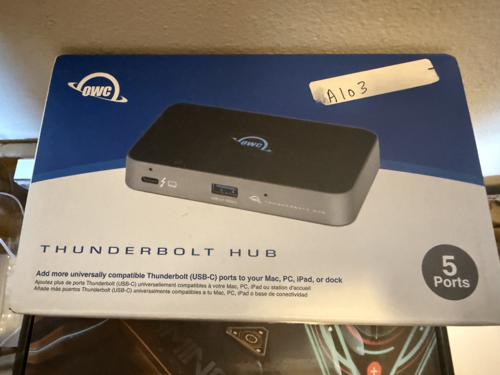 OWC Thunderbolt Hub, 4 Port to 3 Thunderbolt-4 USB-C, 1 USB 3.2-New