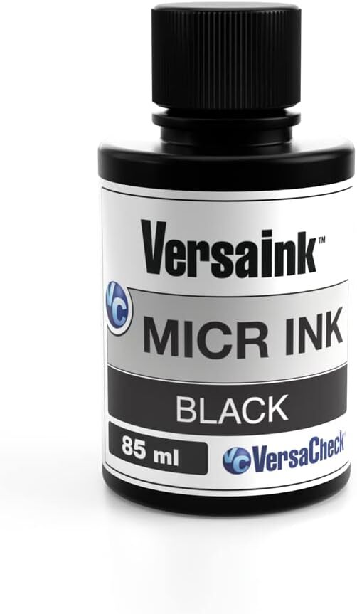Versaink Micr Black Ink For Inkjet Printers Magnetic Content Scanning Eco Fri...