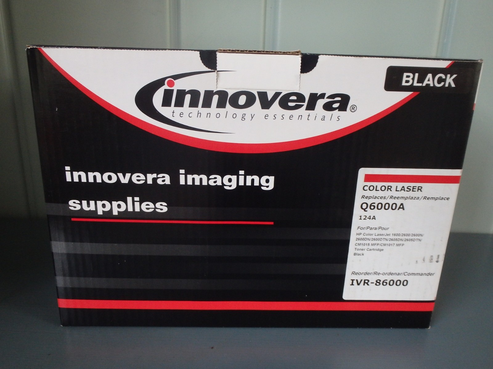 Innovera Technology Essentials Color Laser Q6000A Black Toner Ink Cartridge