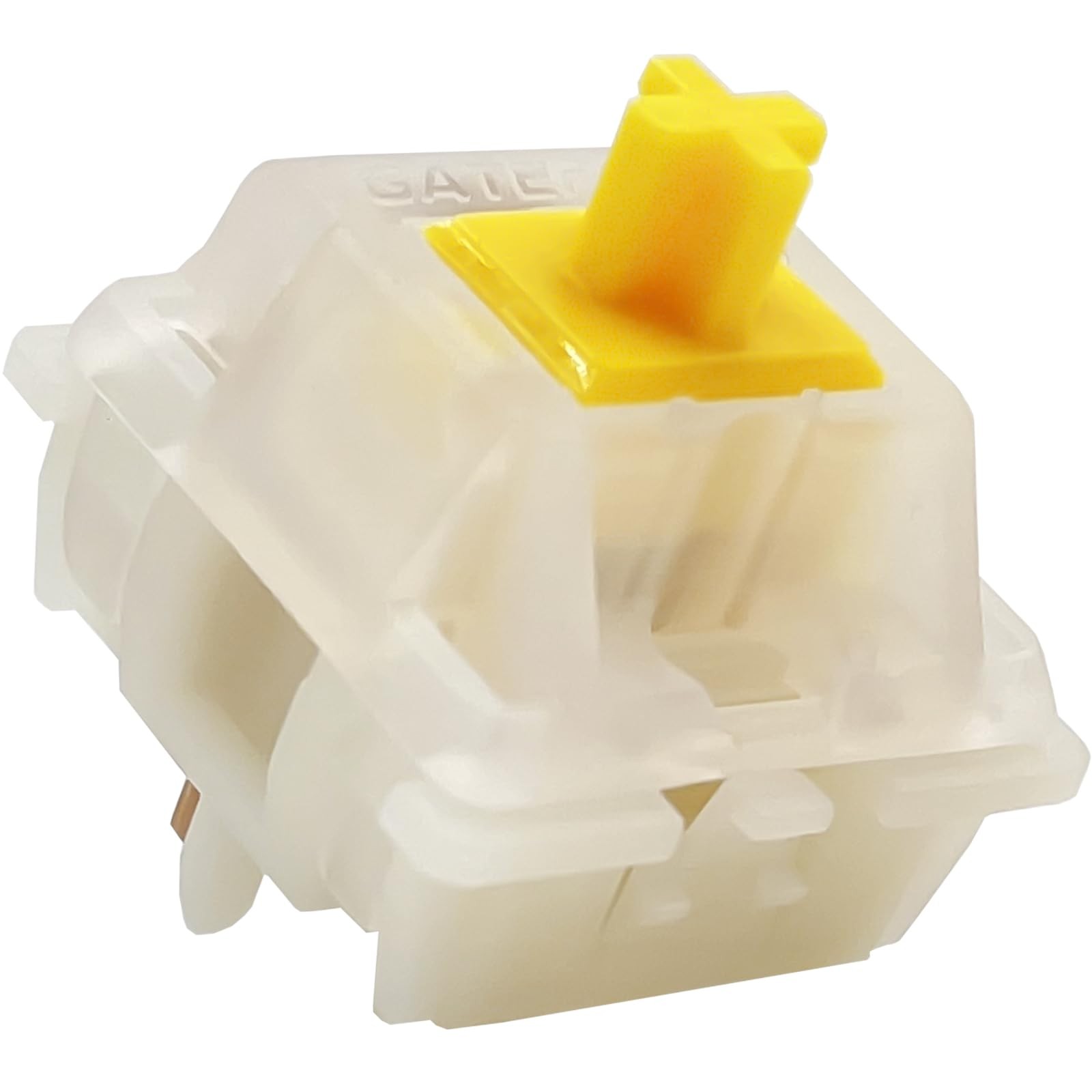 72 PCS Gateron Milky Yellow Pro 5Pin Switches For MX Mechanical Keyboard New