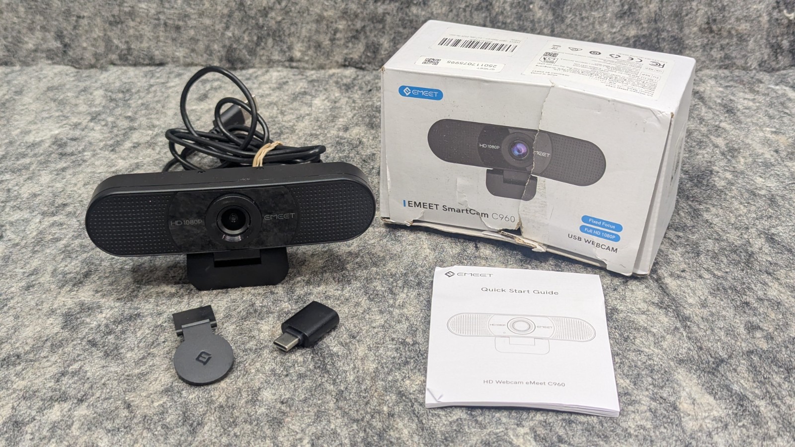 🔥New/Open Box🔥 EMEET C990 Smart Camera with USB Webcam