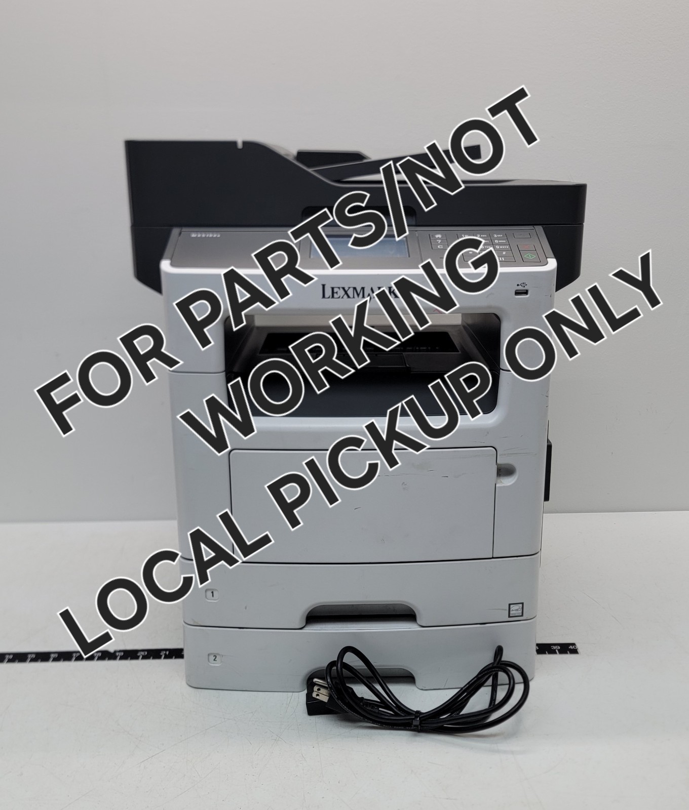 Lexmark Mx510de All-In-One Laser Printer FOR PARTS/NOT WORKING/LOCAL PICKUP ONLY