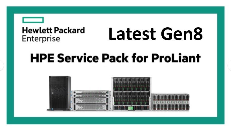 HPE Service Pack ProLiant SPP HP Latest Version Gen8 8.1 Servers  - Instant Link