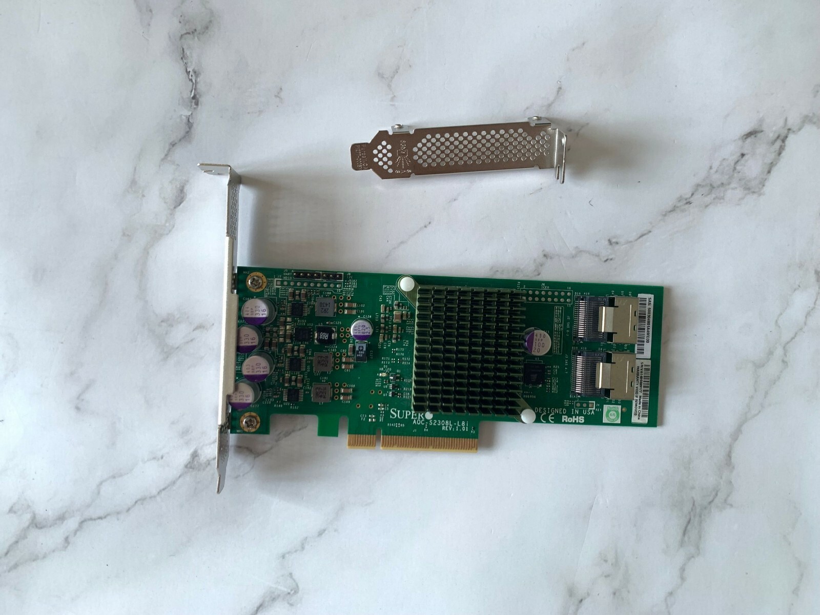 Supermicro 9207-8I SAS2308 PCIe 3.0 6Gbps SAS HBA P20 IT Mode ZFS FreeNAS unRAID