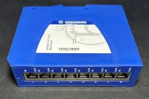 Hirschmann SPIDER II 8TX EEC Industrial Ethernet Switch 8-Port No Power Plug