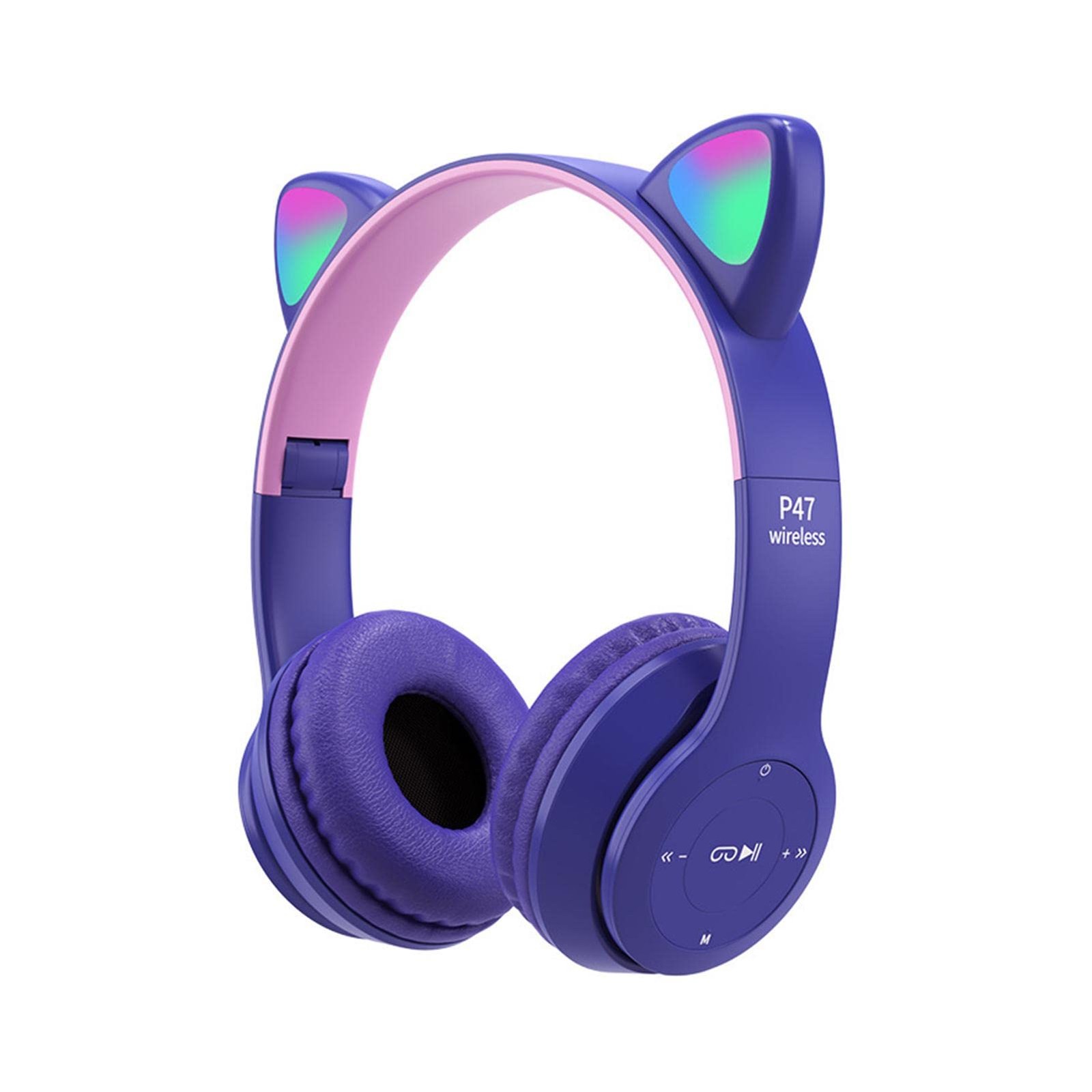 Wireless Gaming Headset, Bluetooth 5.0 Foldable Wireless Gaming Headset, Cute...