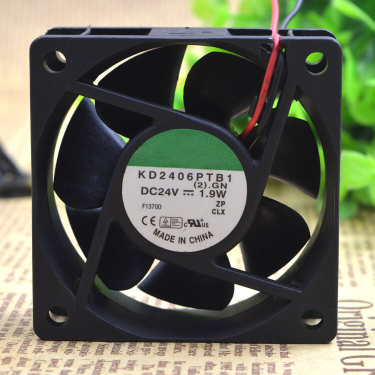 For SUNON KD2406PTB1 DC 24V 1.4W 60x60x25mm Inverter Cooling Fan 2Pin