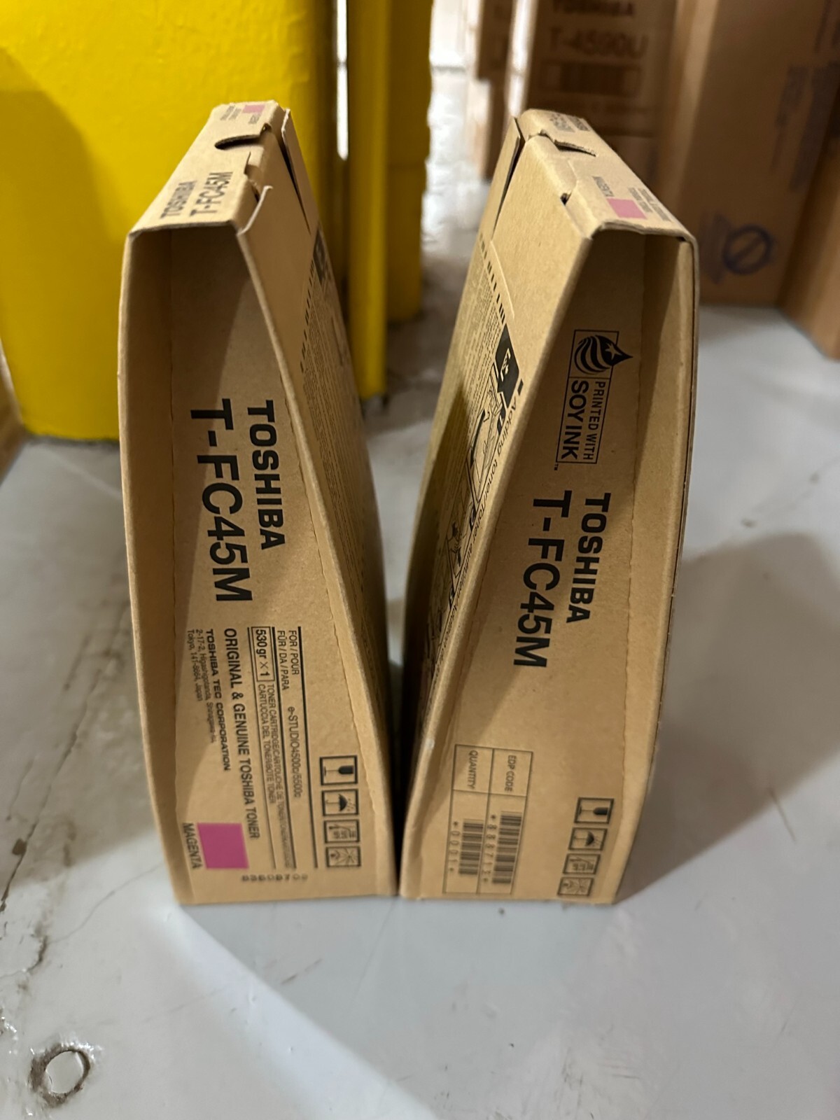 Lot of 2 Toshiba T-FC45M Magenta Toner for e-Studio 4500c / 5500c EDP code