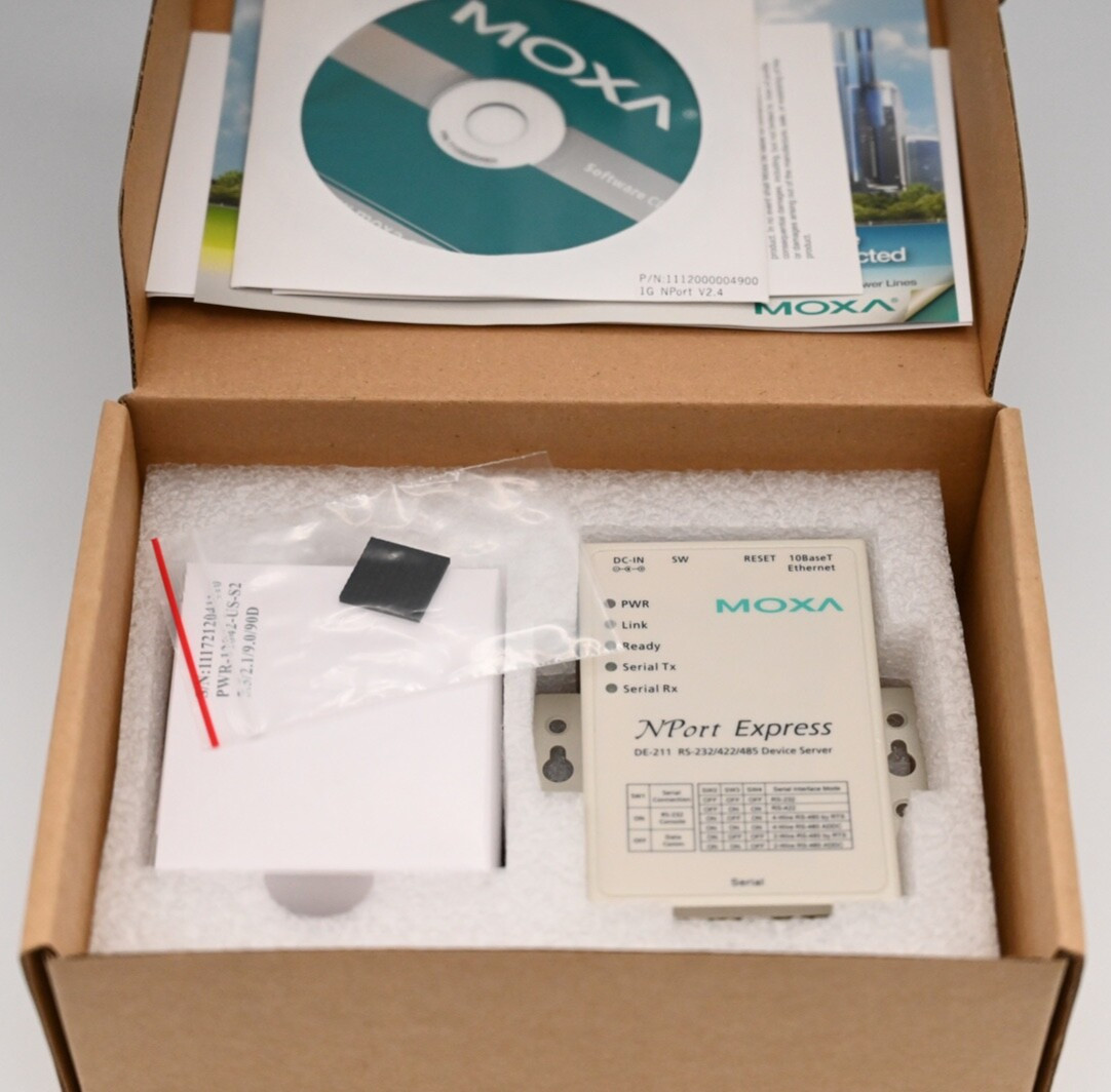 Moxa Technologies DE-211 V1.0C NPort Express RS-232/422/485 Device Server