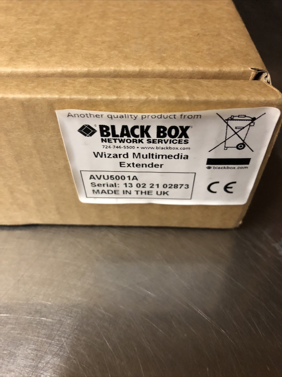 BLACK BOX CORP AVU5001A WIZARD MULTIMEDIA EXTENDER NEW