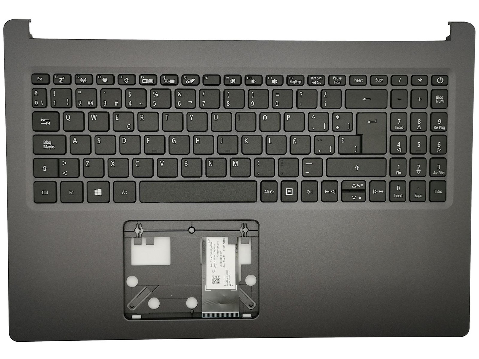 Acer Extensa A315-55G A315-57G EX215-53G Palmrest Cover Keyboard 6B.HEDN7.024