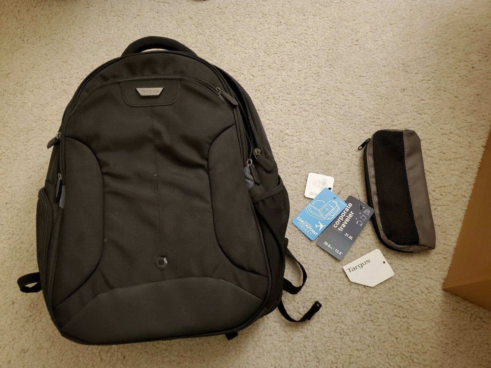 Targus Corporate Traveler 15.6" Corporate Traveler Checkpoint-Friendly Backpack