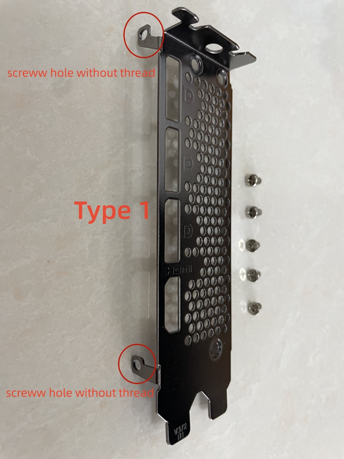 Baffle Plate Bracket for MSI  RTX 3060 RTX 3070 RTX 3080 RTX 3090  Video Card