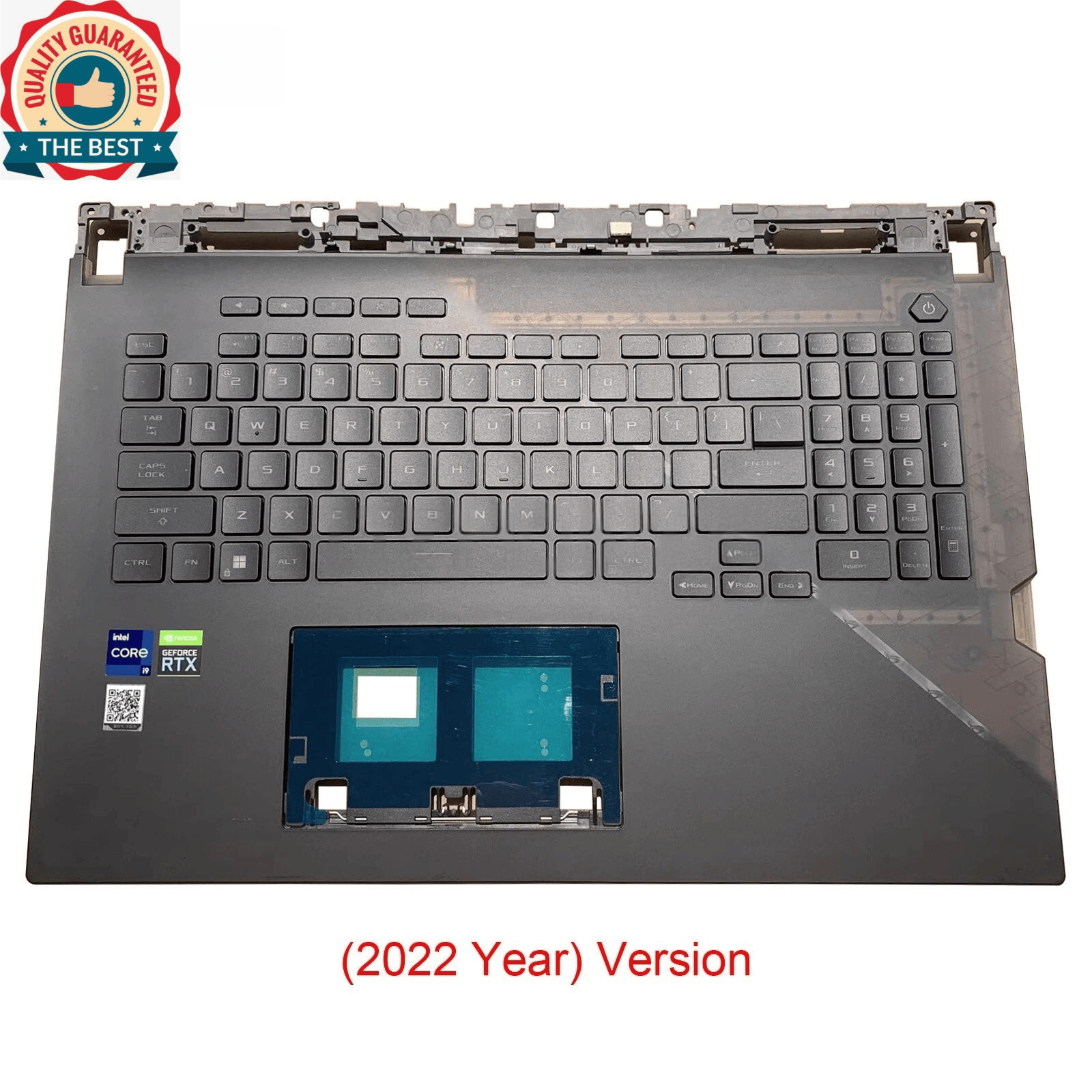 ASUS ROG Strix Scar 17 G733 G733Q G733QR (2022) Palmrest with Backlit Keyboard
