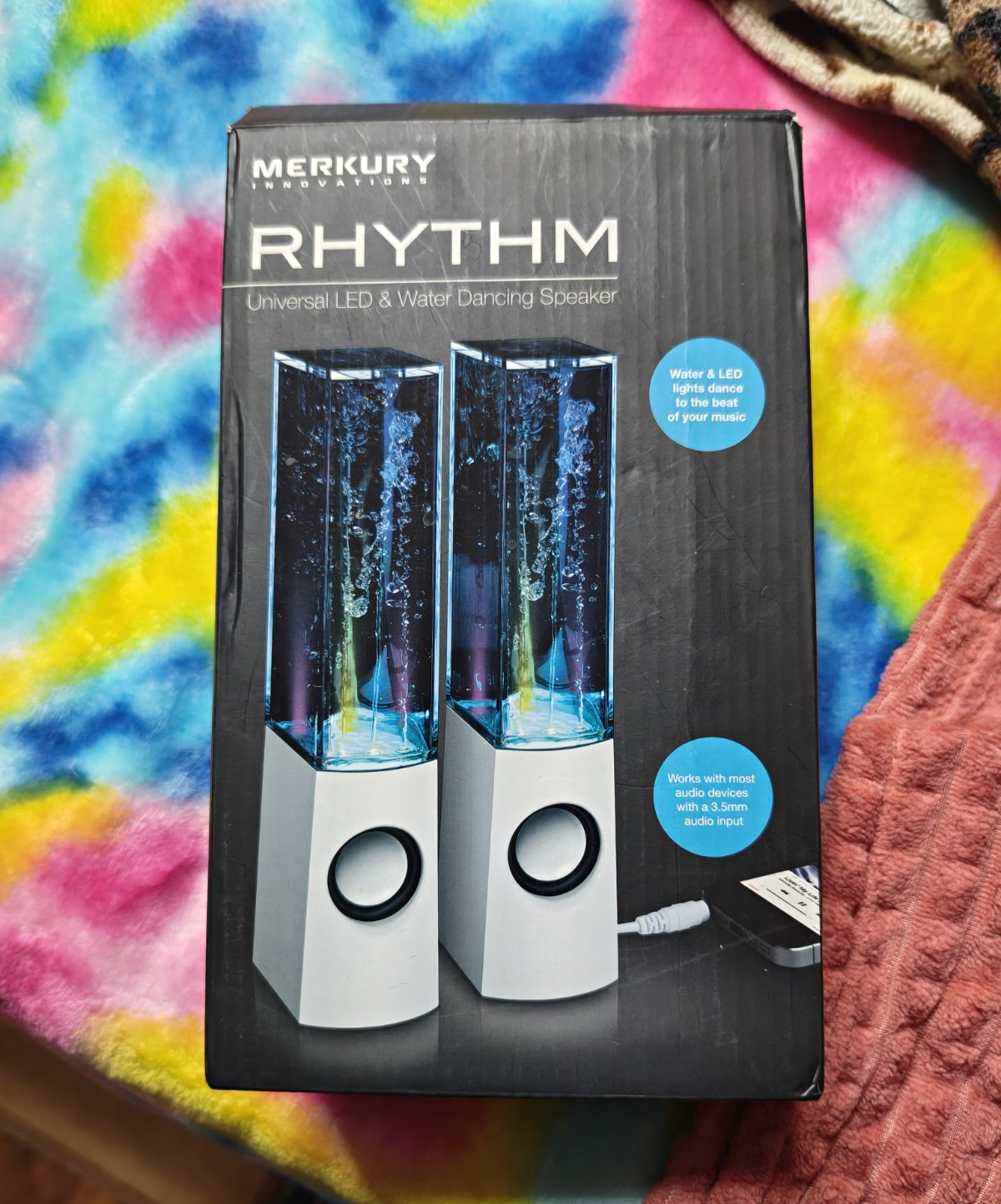 Merkury Innovations RHYTHM 2.0 Computer Speakers USB Powered LED Water Dancing
