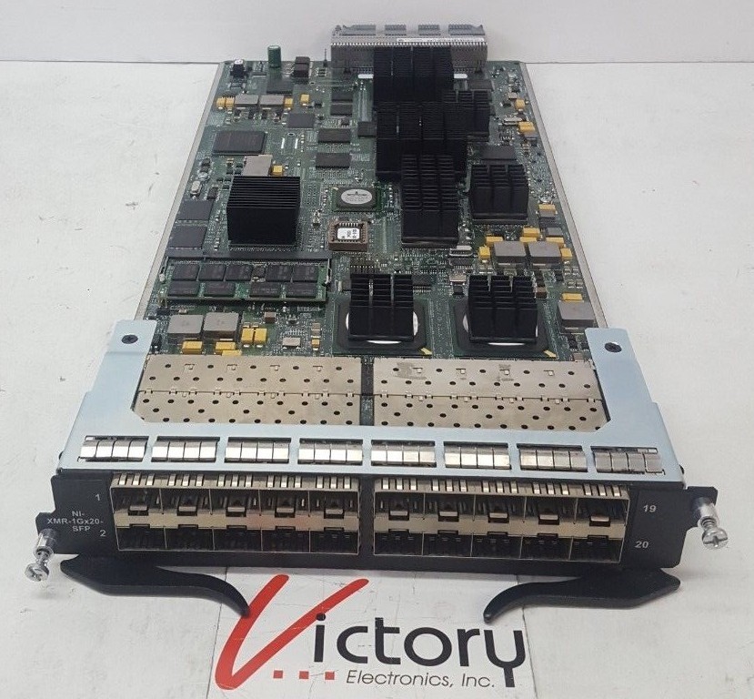 Used Foundry Brocade (NI-XMR-1Gx20-SFP) - 20-port - SFP Gigabit Module MFG 