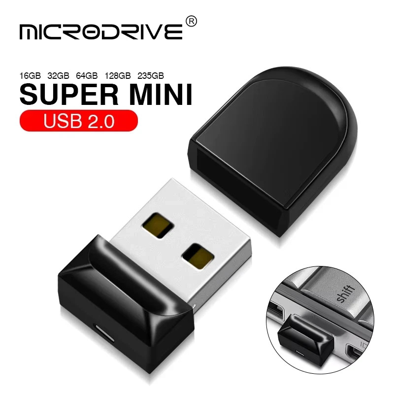 Mini USB Flash Drive 4GB 8GB 16GB 32GB 64GB 128GB Memory Stick Keychain