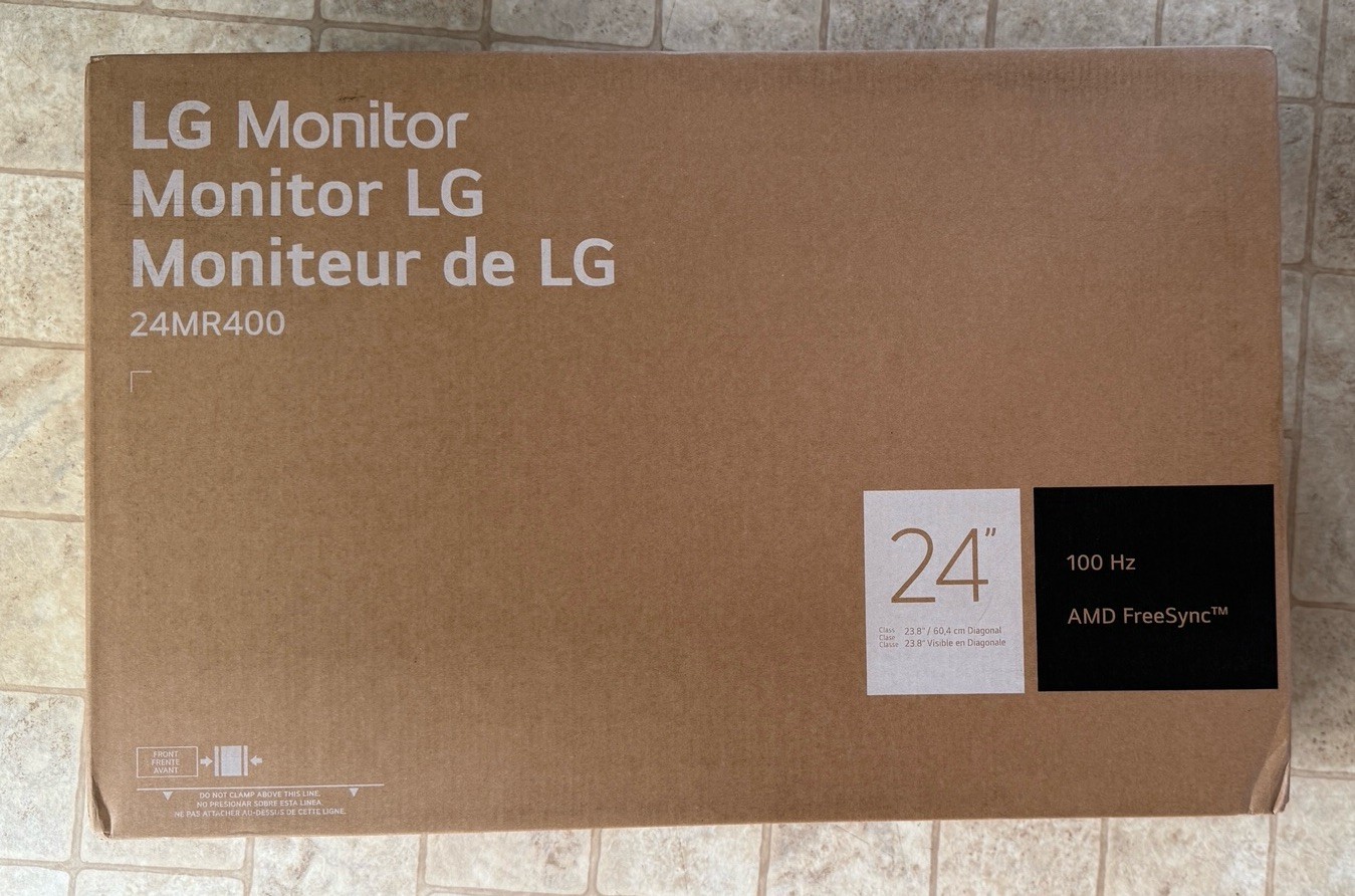 LG - 24 inch FHD 100Hz AMD FreeSync 24MR400-B