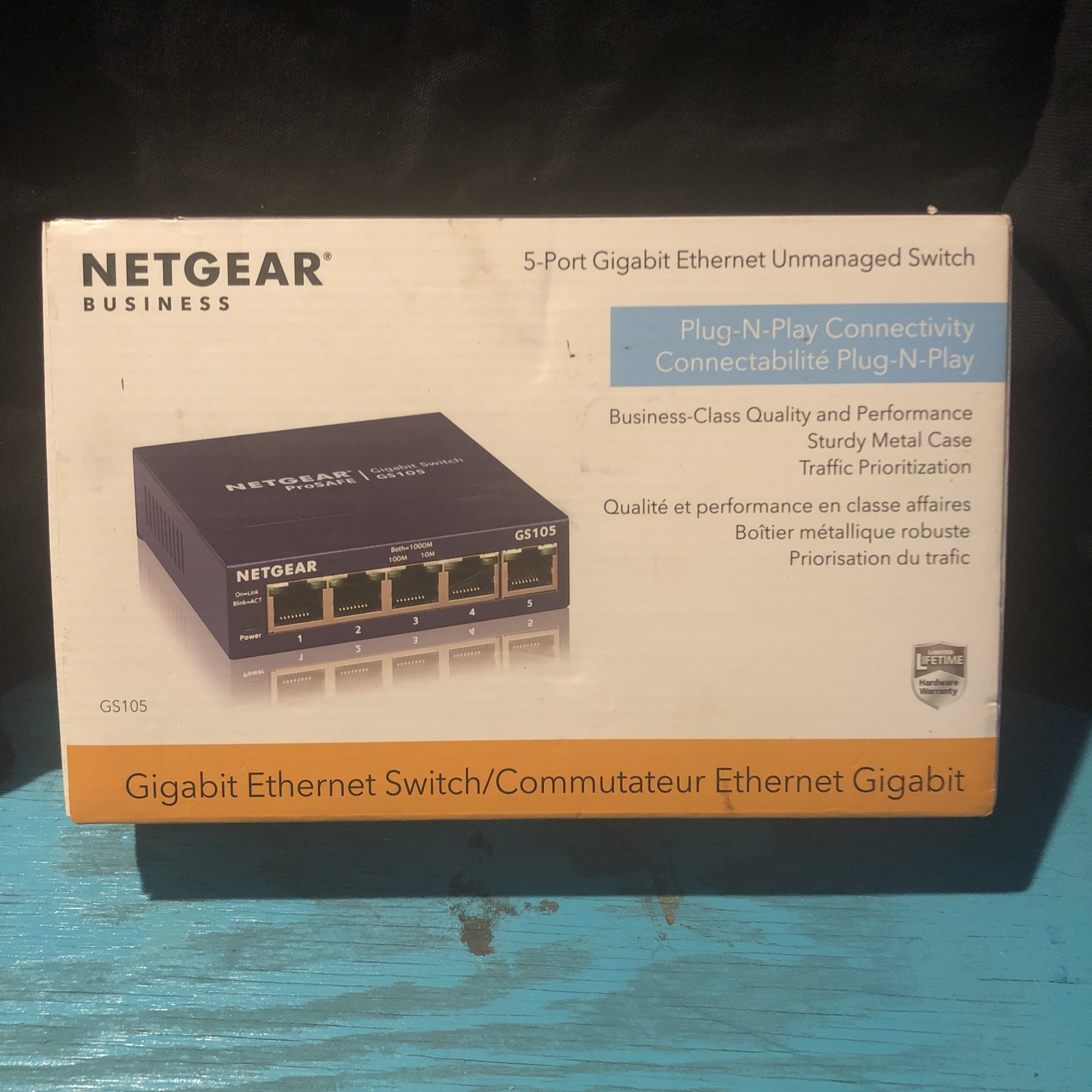 Netgear Business 5-Port Gigabit Ethernet Unmanaged Switch GS105