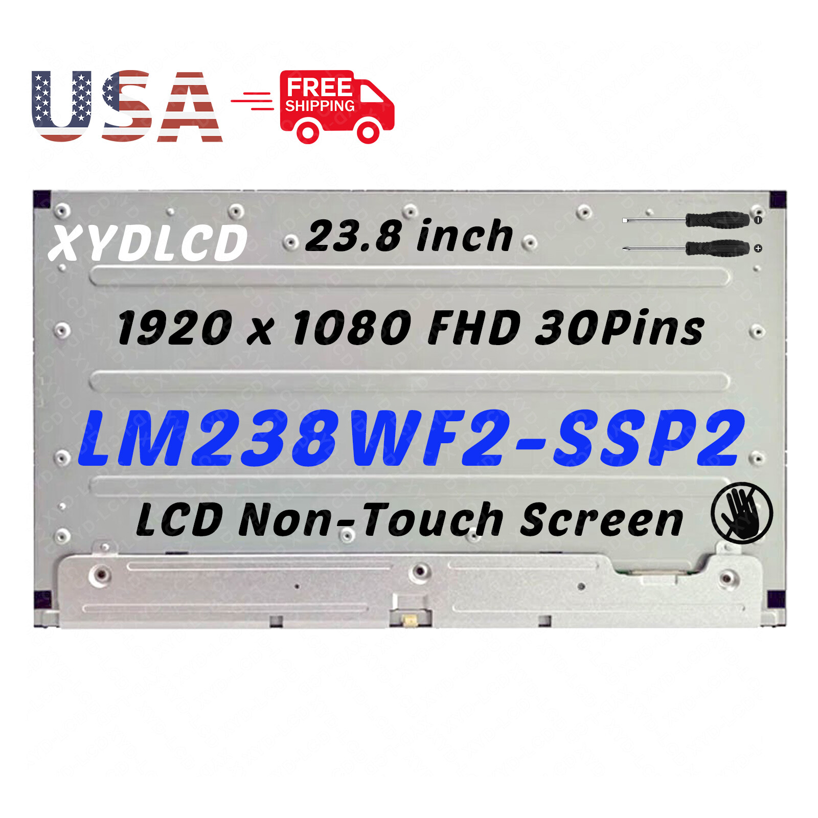 23.8" for Dell Inspiron 24 5415 AIO I5415-A315BLK-PUS LCD Non-Touch Screen Panel