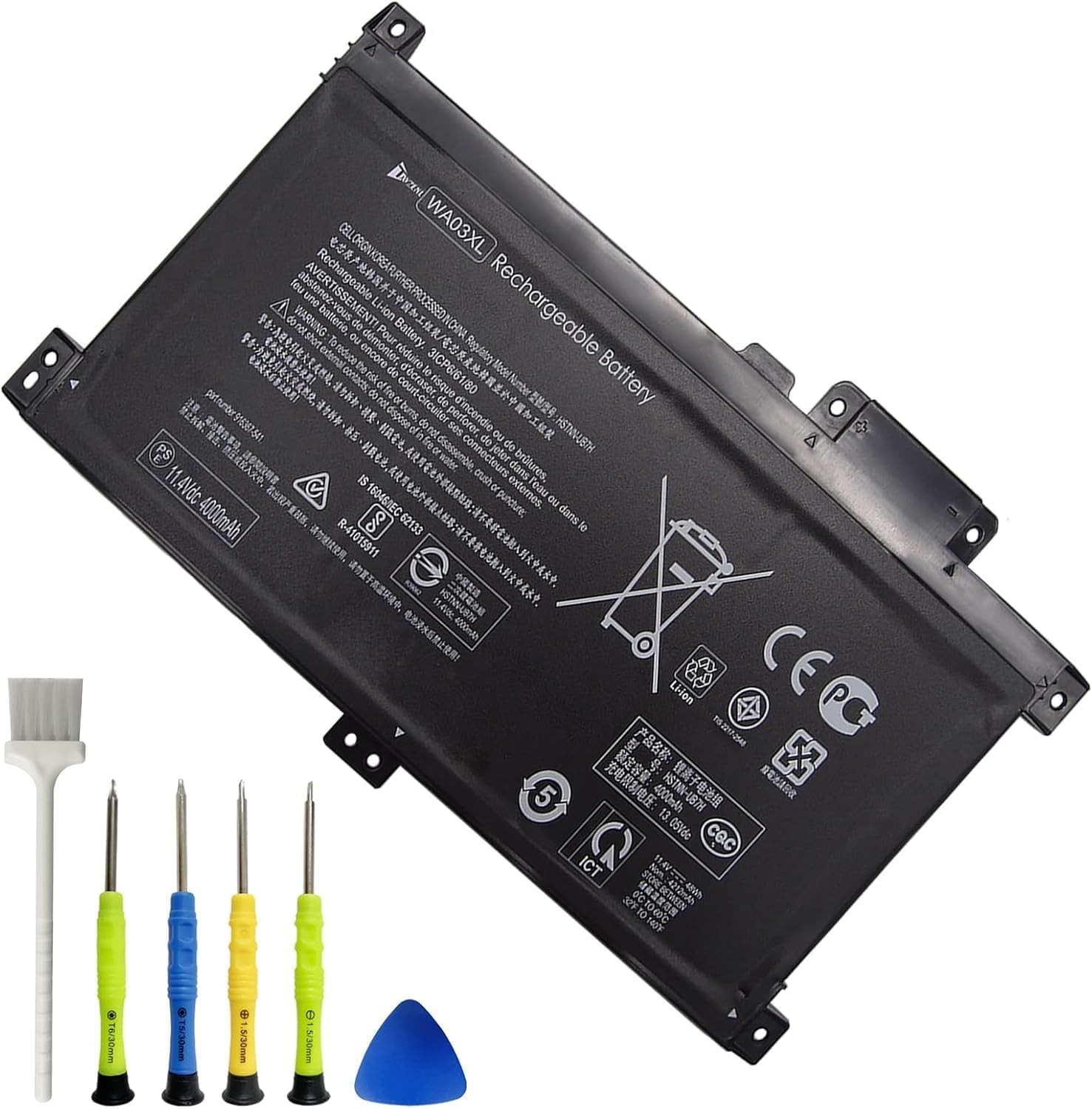 WA03XL 916812 855 Laptop Battery Replacement for HP Pavilion X360 15 BR 15