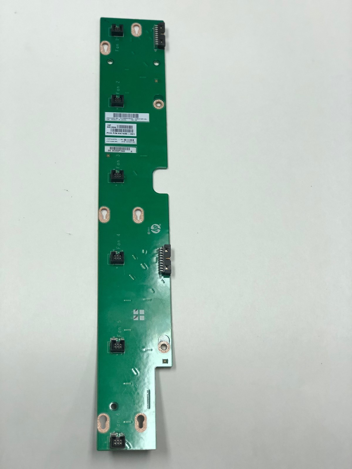 647405-001 HP ProLiant 684889-001 DL380e Gen8 Fan Backplane Board 647405-001