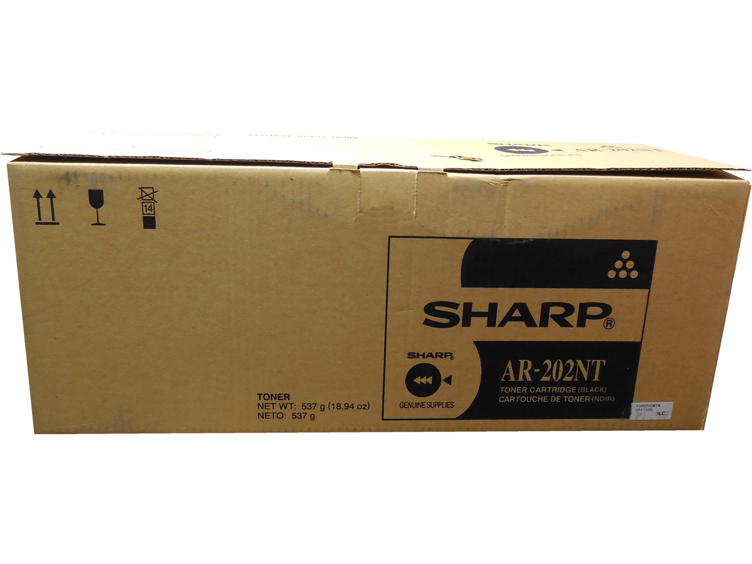 SHARP AR-202NT AR202NT Black Toner Genuine OEM Retail Box Quick Ship NIB New