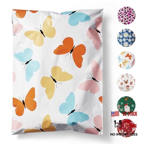 Poly Mailers 10x13 Inch 20 Pack,Sturdy Shipping Bags for Clothes, Self