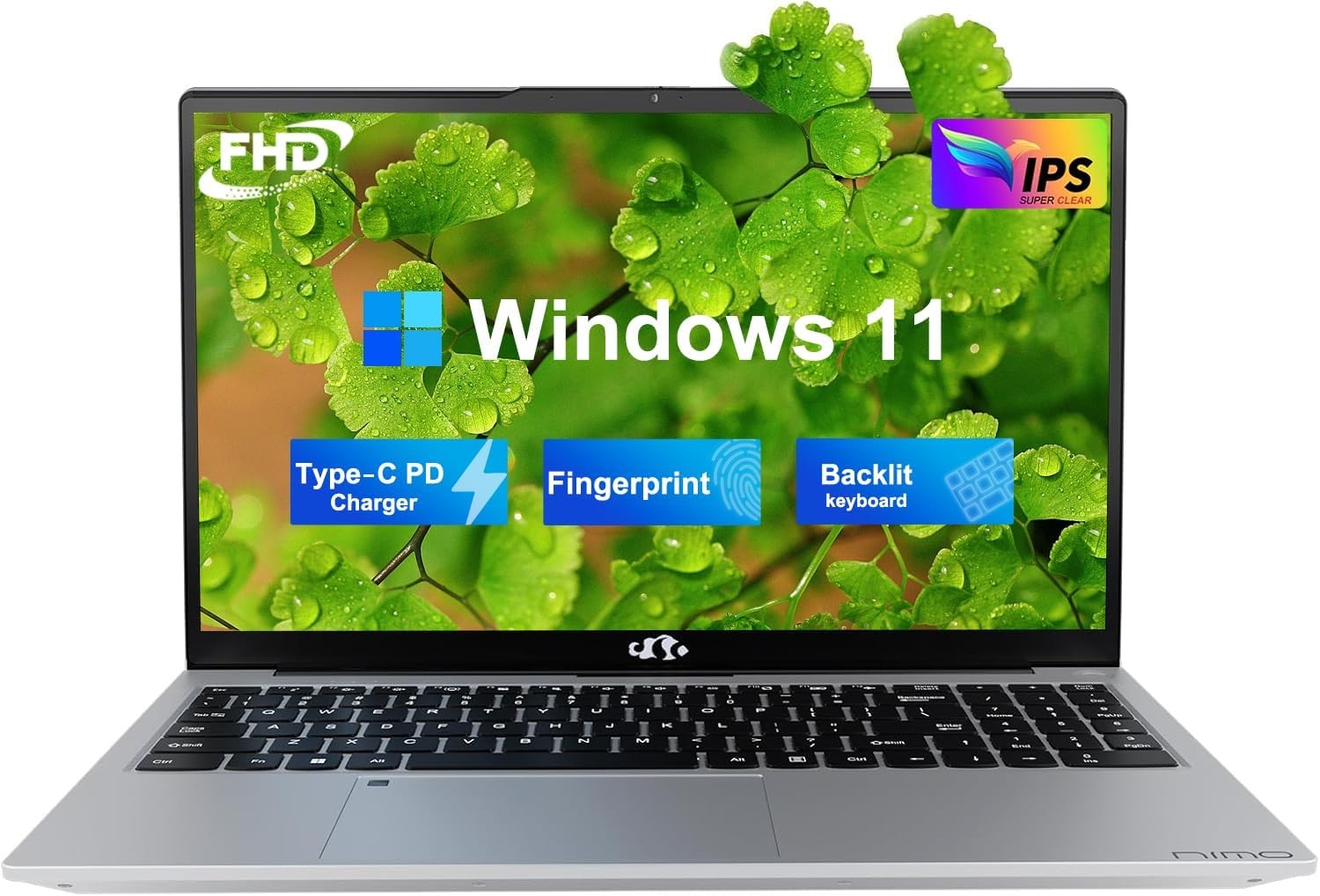 15.6 FHD Laptop Student Laptop 16GB RAM 256GB SSD Intel Pentium Quad-Core N100