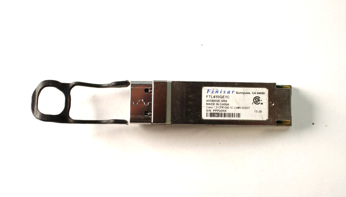 Finisar FTL410QE1C 40GBase-SR4 Class 1 21CFR 1040.10 QSFP Optical Transceiver