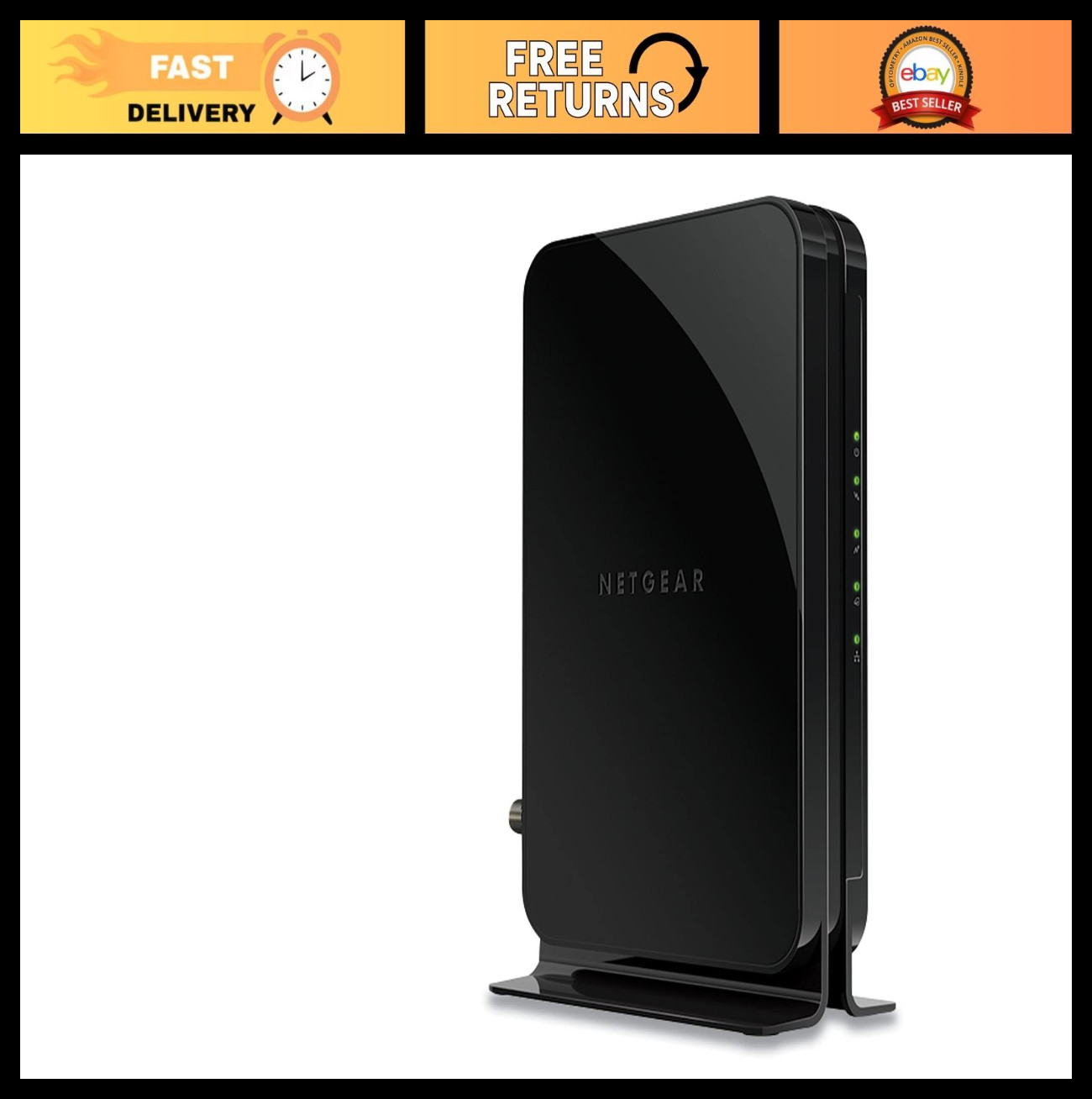 High-Speed Cable Modem for Xfinity, Cox | DOCSIS 3.0 | Up to 300Mbps | Ethernet