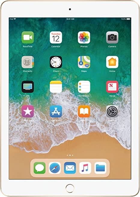 Apple iPad 9.7 with WiFi, 128GB 2017 Model - MPGW2LL/A - Gold