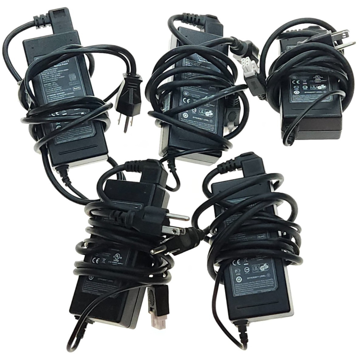 Lot of 5 FSP Group FSP090-DMBB1 6 PIN Adapter 19.0V 4.74A w/ Power Cable
