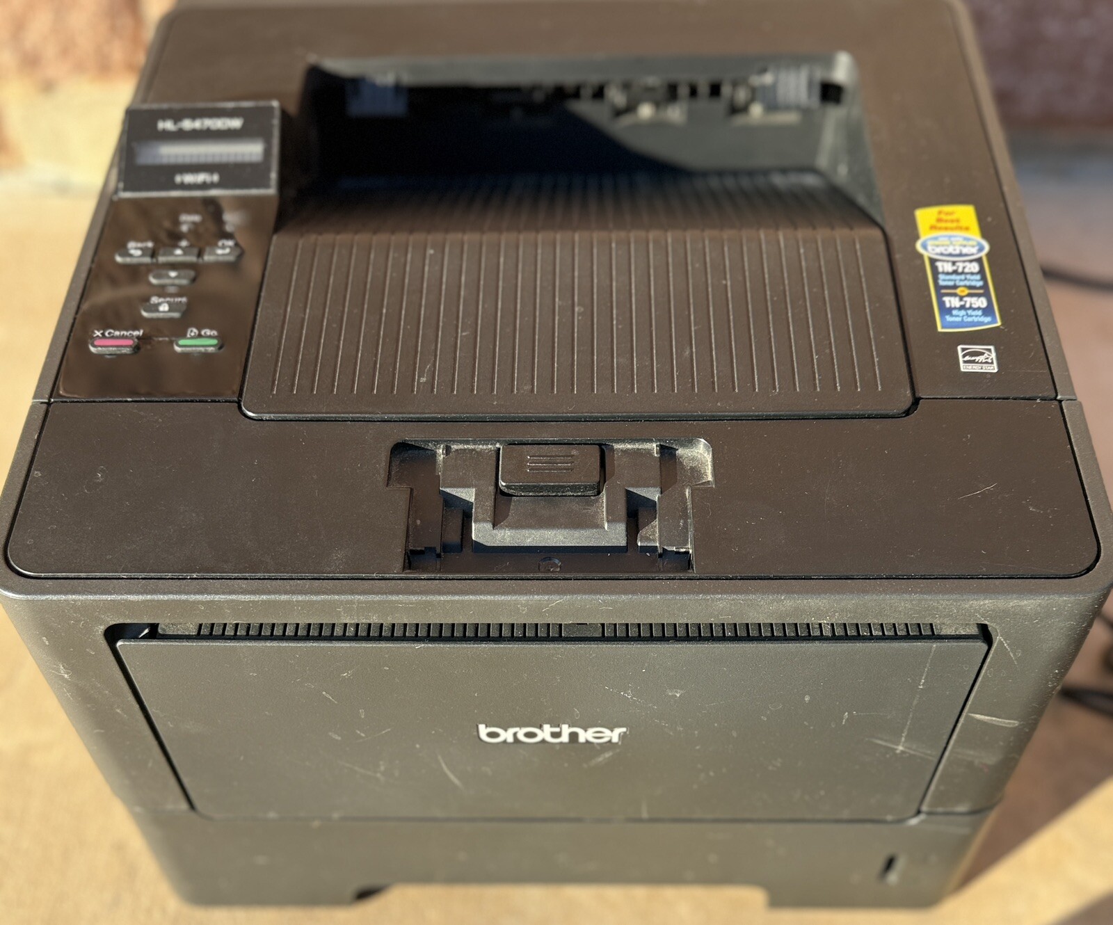 Brother HL-5470DW Duplex Workgroup Laser Printer Prints But Read Description