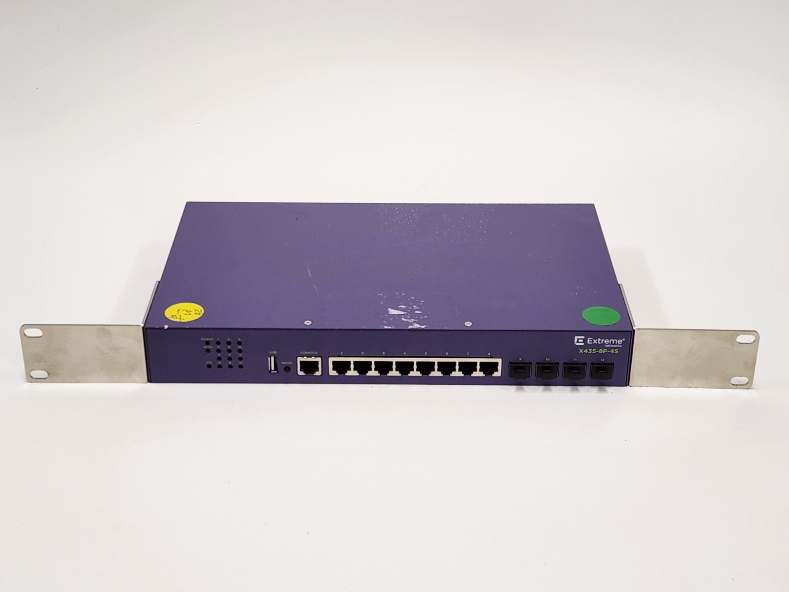 Extreme Networks X435-8P-4S PoE+ 8-Port 4-SFP Gigabit Switch - Tested