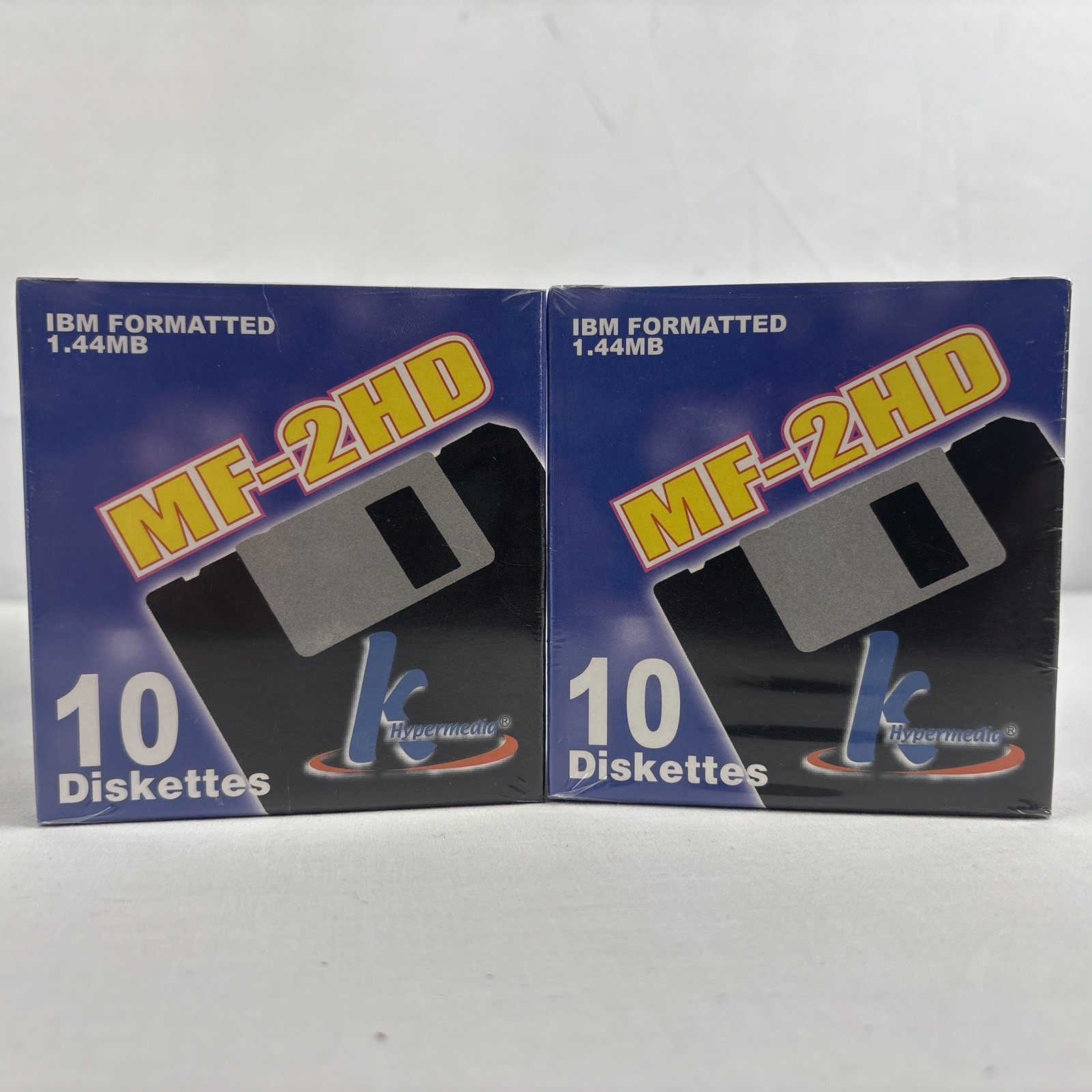 Hypermedia MF-2HD High Density 3.5" 1.44 MB Floppy IBM Disk Diskettes 20 NEW