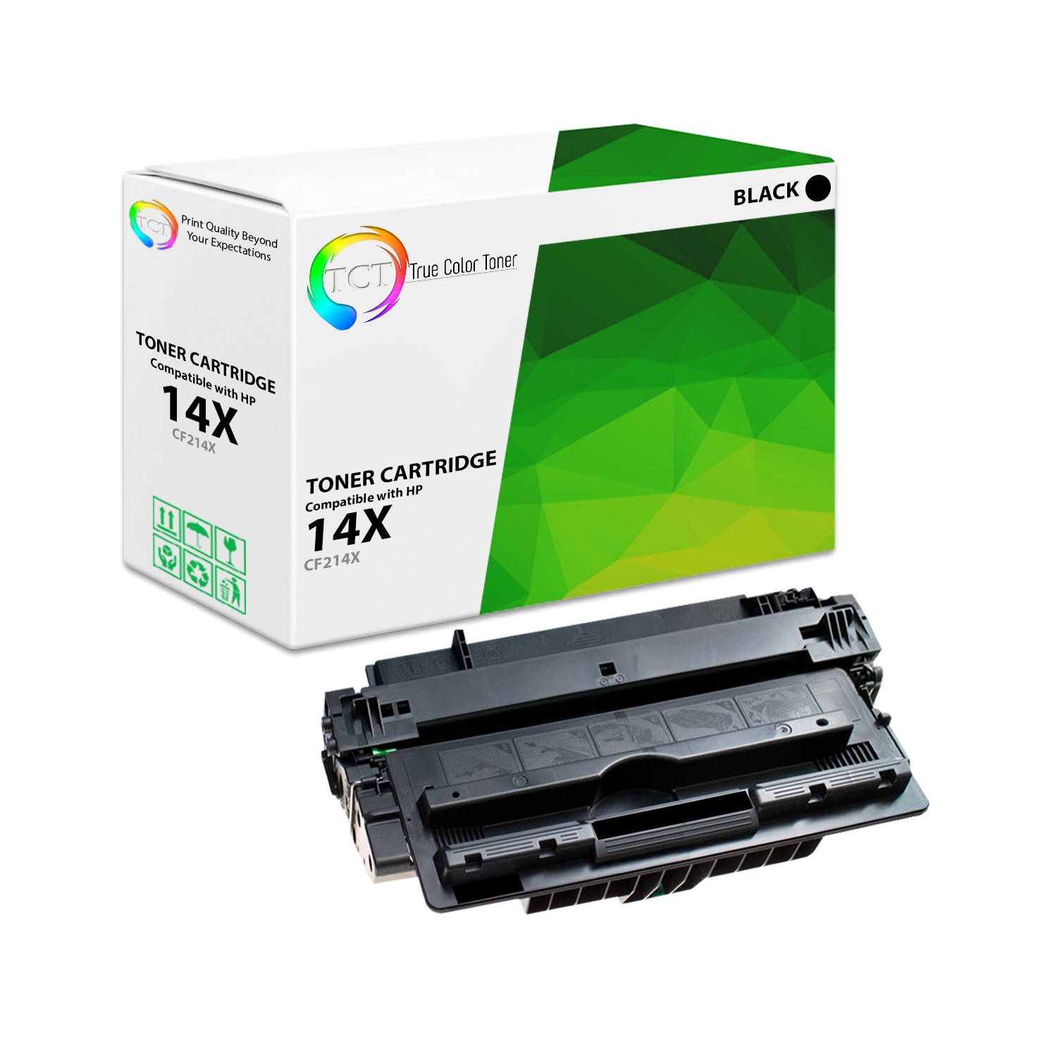 TCT CF214X 14X Black High Yield For HP M725z M725dn M712dn Compatible Cartridge