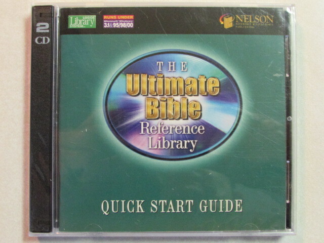 THE ULTIMATE BIBLE REFERENCE LIBRARY QUICK START GUIDE PC CD-ROM NEW THOMAS 2002