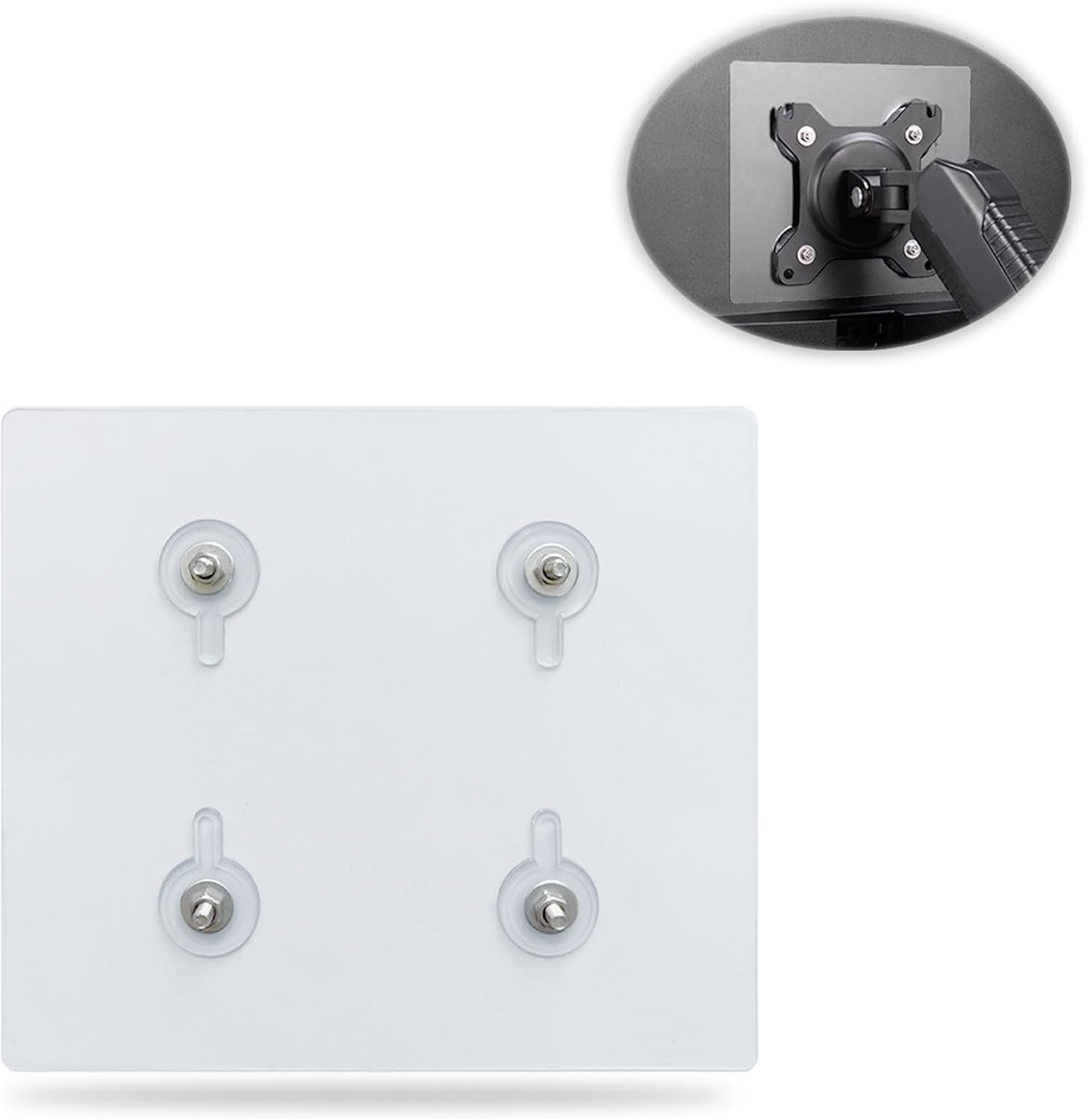 Universal Monitor VESA Mount Adapter for Non-Vesa 13 - 27 Inch Computer Monitors