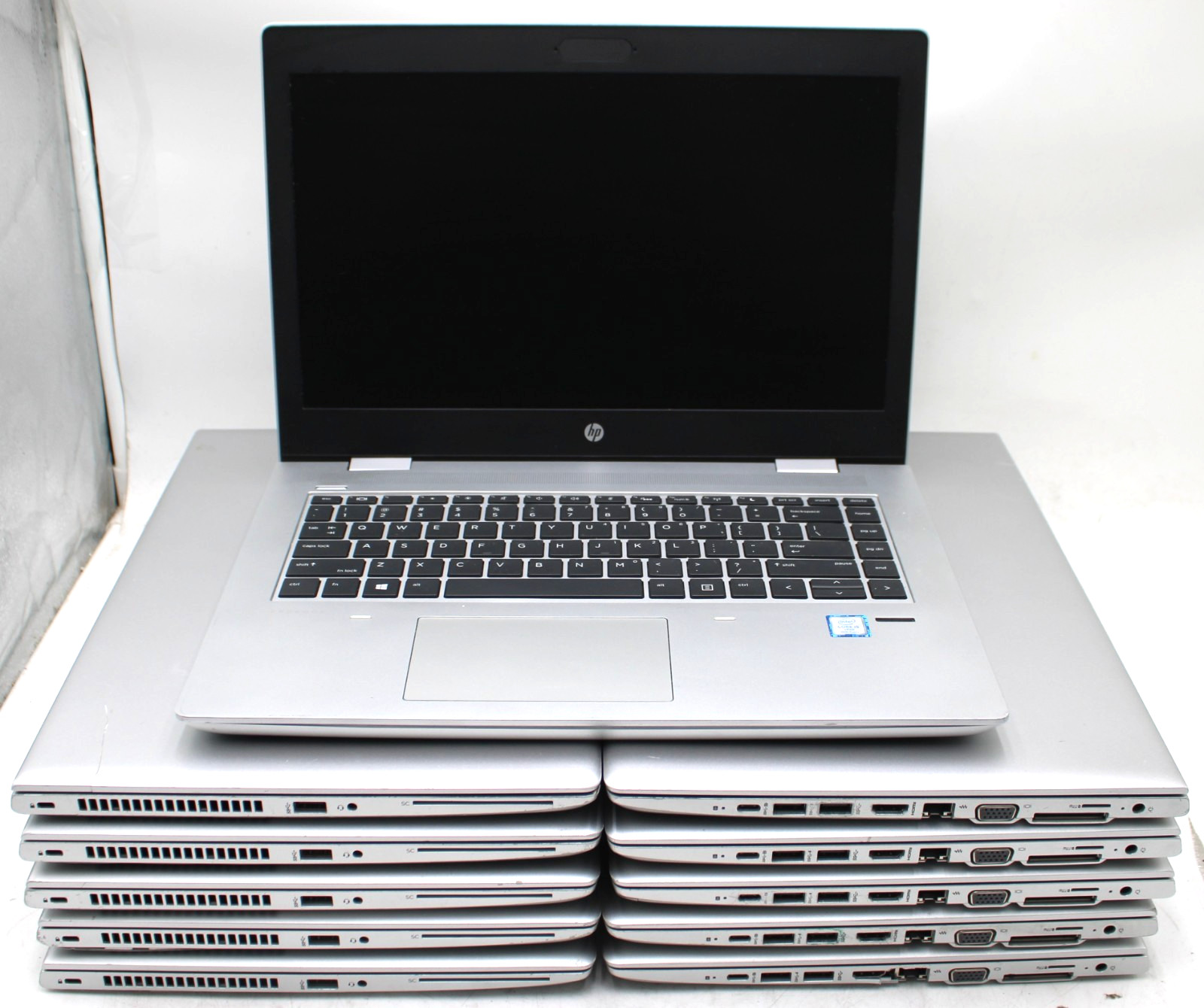 Lot of 11 - 14" HP ProBook 640 G4 Laptop i5-8350U 1.70GHz (3 have 8GB RAM) No HD