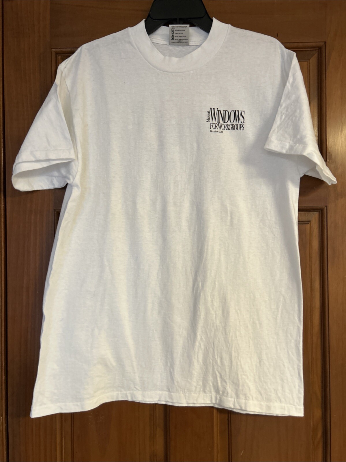 EXTREMELY RARE 1980s Microsoft Windows for Workgroups Ver 3.11 Shirt Promotional